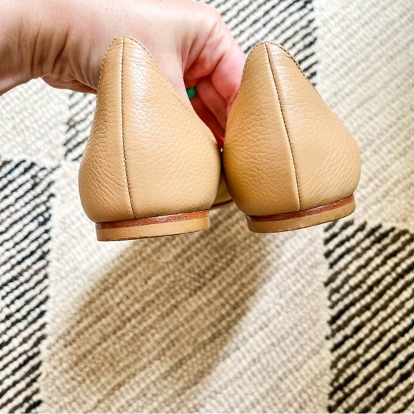 M. Gemi Stellato Sacchetto Pointed Toe Loafer Leather Flats Camel Size 7 - Picture 7 of 10